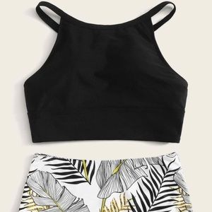 High waist bikini set